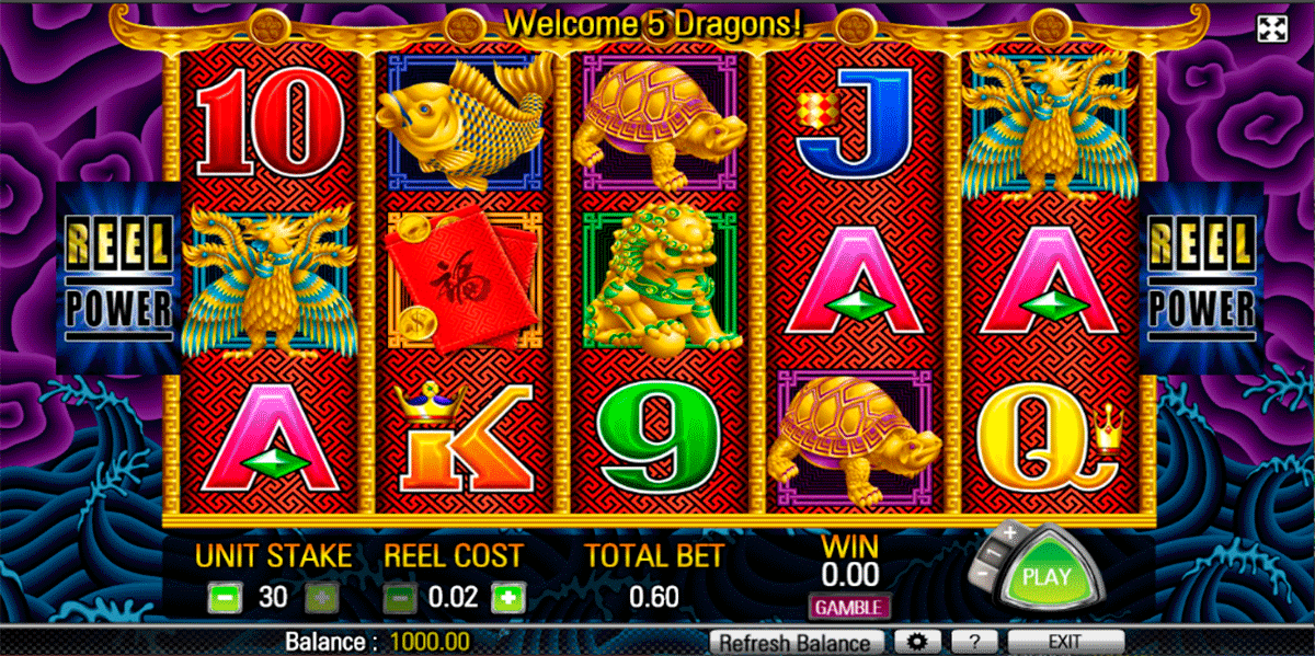5 dragons aristocrat casino slots 