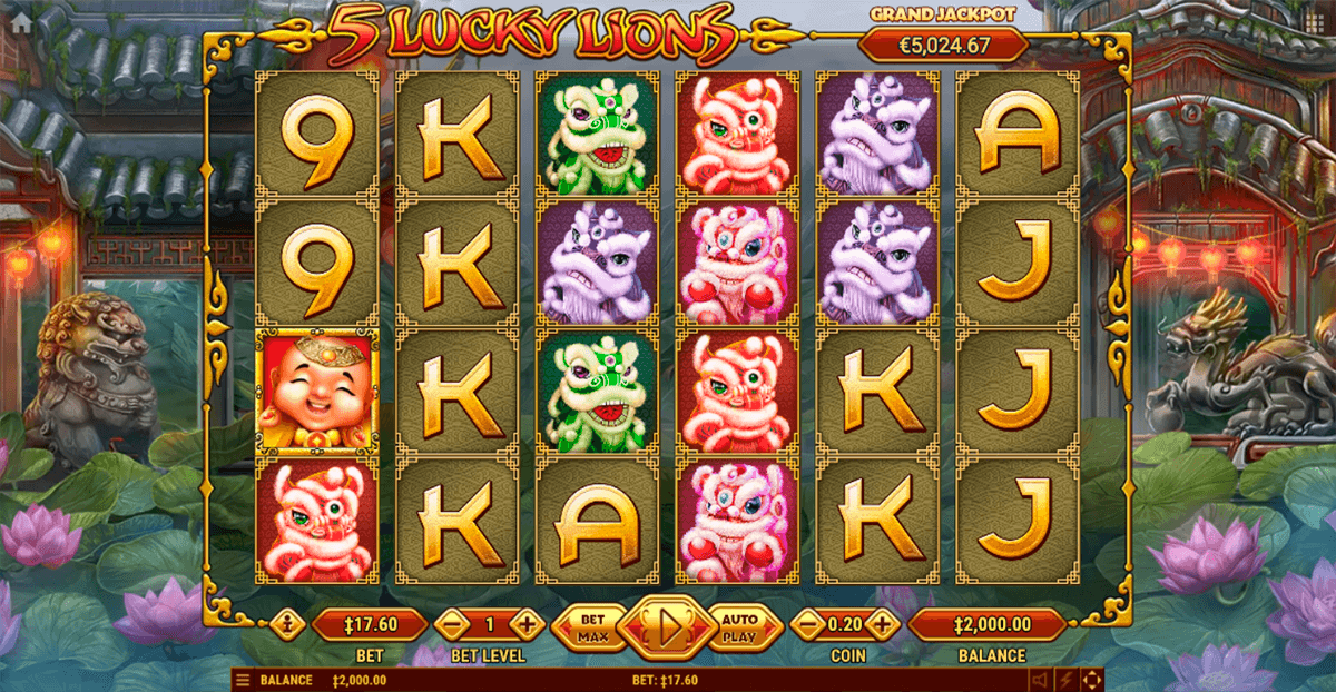 5 Lucky Lions 5 Lucky Lions