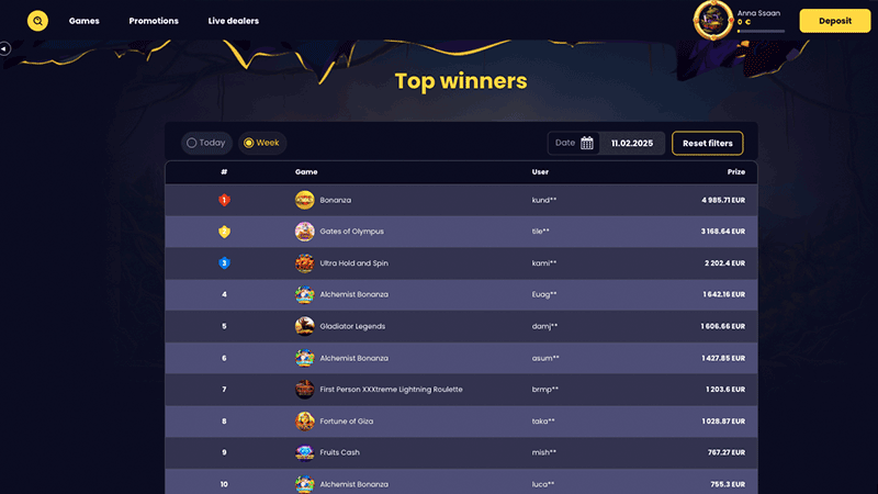 Slotsgem games
