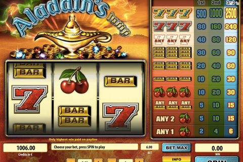 ALADDINS LAMP TOM HORN CASINO SLOTS