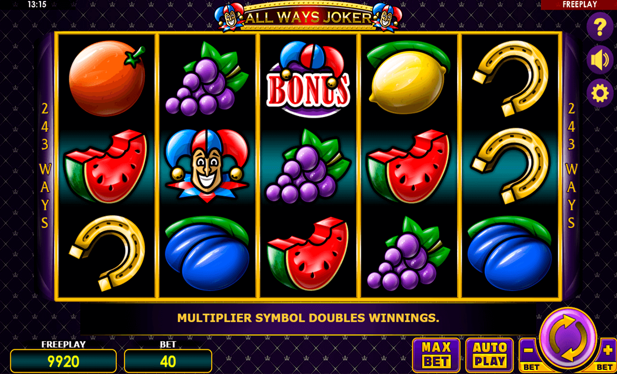 all ways joker amatic casino slots 