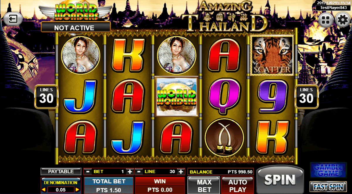 amazing thailand spadegaming casino slots 