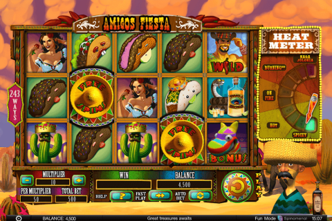 AMIGOS FIESTA SPINOMENAL CASINO SLOTS