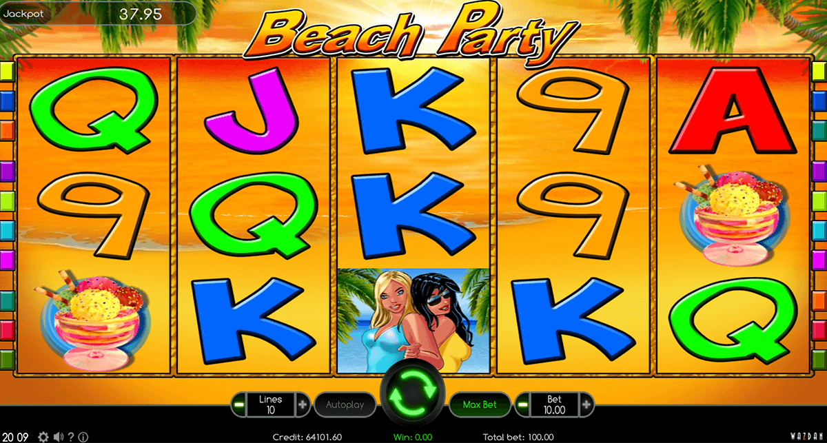 beach party wazdan casino slots 