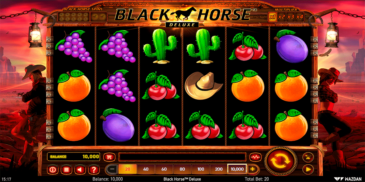 black horse deluxe wazdan casino slots 