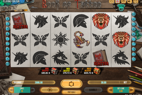 Book Of Tattoo Fugaso Casino Slots