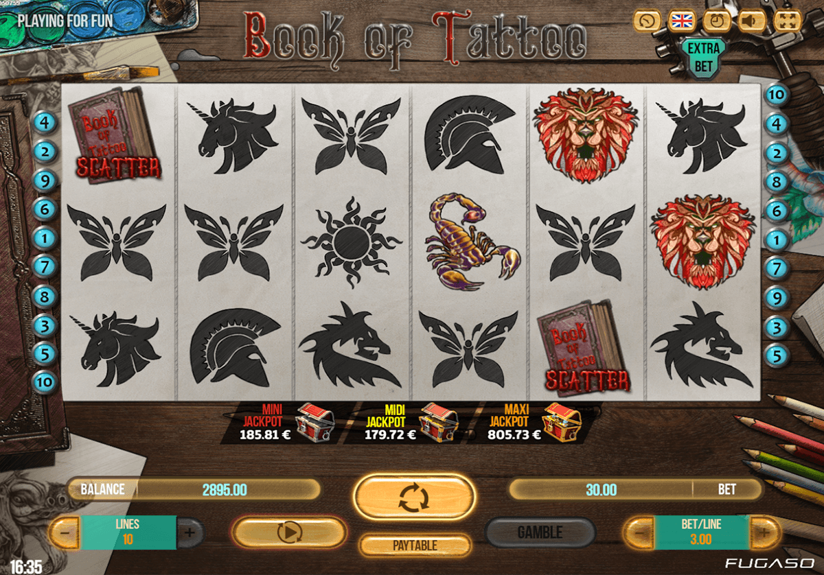 Book of tattoo slot machine online fugaso history reviews Book of tattoo slot machine online fugaso bars free zone
