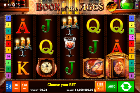 BOOK OF THE AGES RED HOT FIREPOT GAMOMAT CASINO SLOTS 