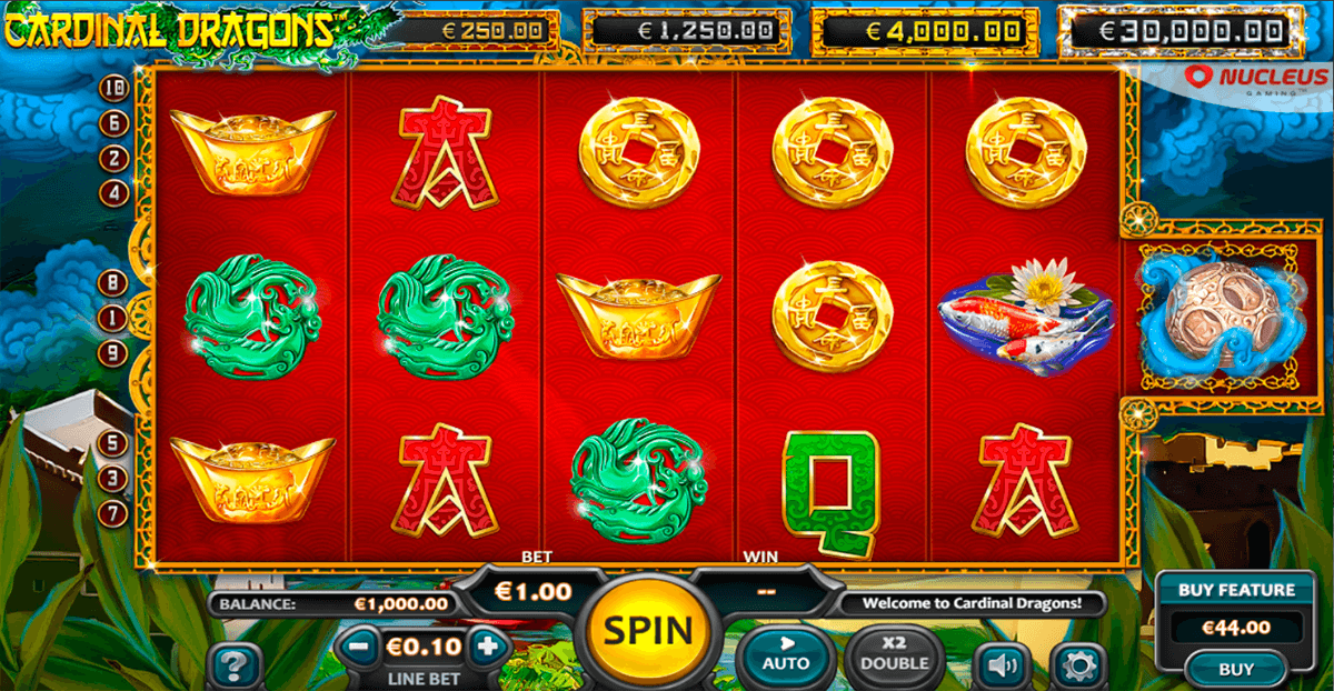 cardinal dragons nucleus gaming casino slots