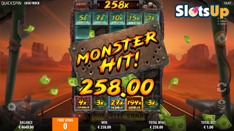 Cash Truck slot big win Cash Truck