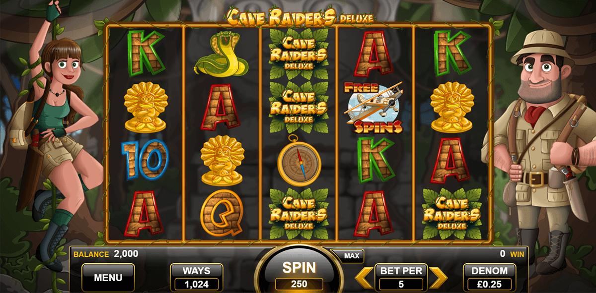 cave raiders deluxe nektan casino slots 