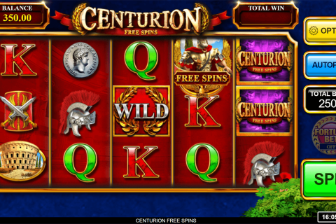CENTURION FREE SPINS INSPIRED GAMING CASINO SLOTS