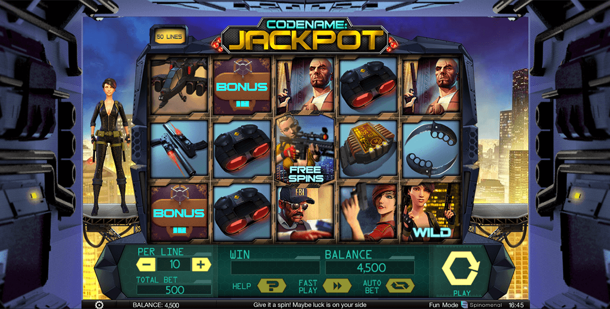 codename jackpot spinomenal casino slots 