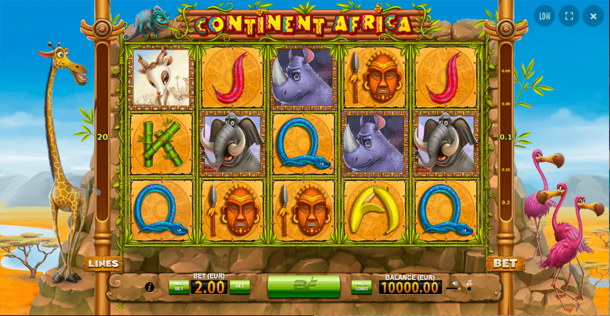 As there are so many slot game designers supply slots to online and mobile casinos these days, you may not yet have discovered the BF Games designed Continent Africa slot, if not then please do read on.Continent Africa Slot Game Review/5.