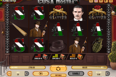 COSA NOSTRA FUGASO CASINO SLOTS