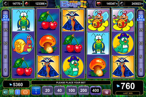 CRAZY BUGS II EGT CASINO SLOTS