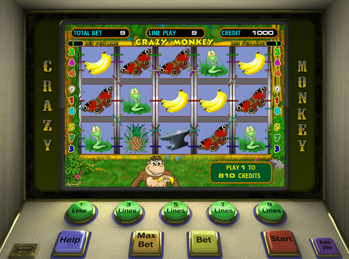 бесплатный игровой автомат crazy monkey онлайн