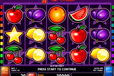20 STAR PARTY CASINO TECHNOLOGY SLOT MACHINE