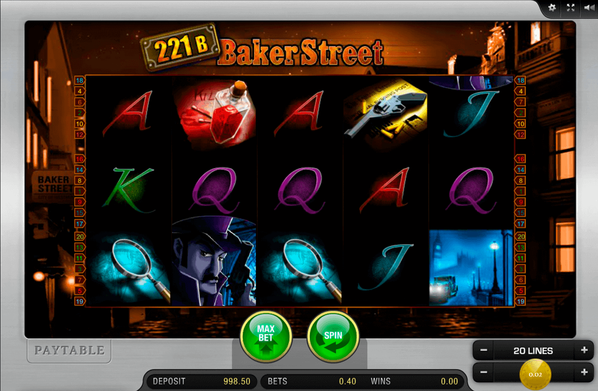 Baker Street Slot Machine Baker Street Slot Machine