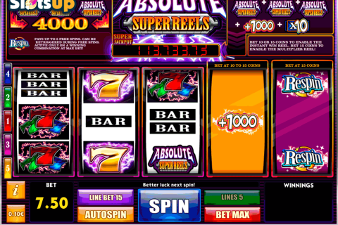 ABSOLUTE SUPER REELS ISOFTBET CASINO SLOTS