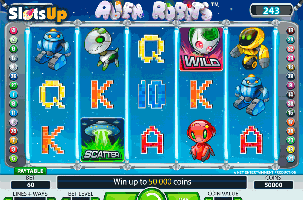 Quick alien robots netent casino slots challenge