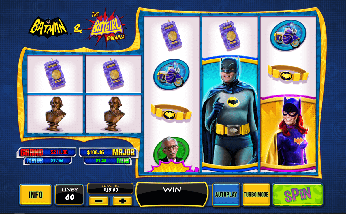 batman the batgirl bonanza playtech casino slots 