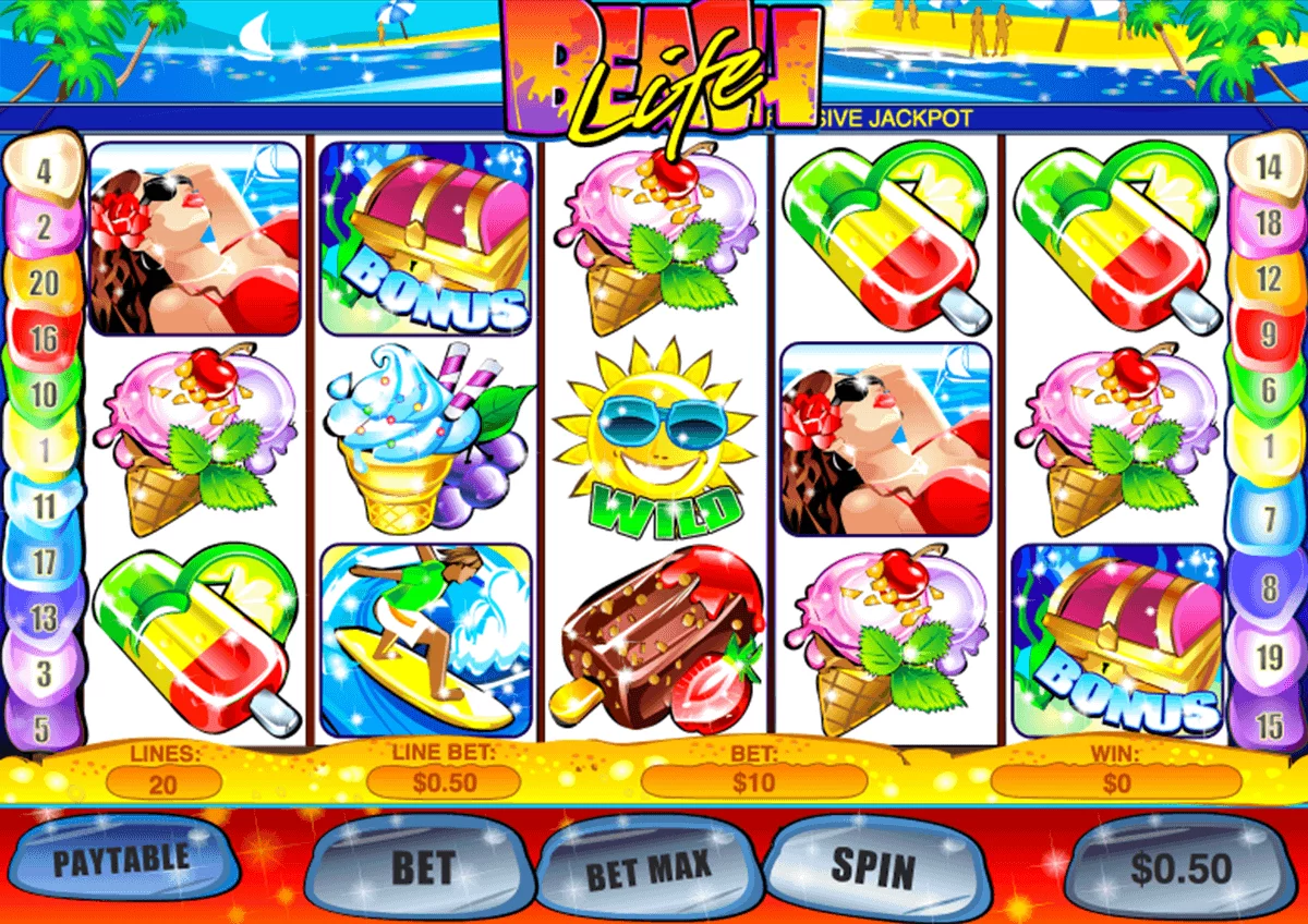 Beach Life Free Online Slots