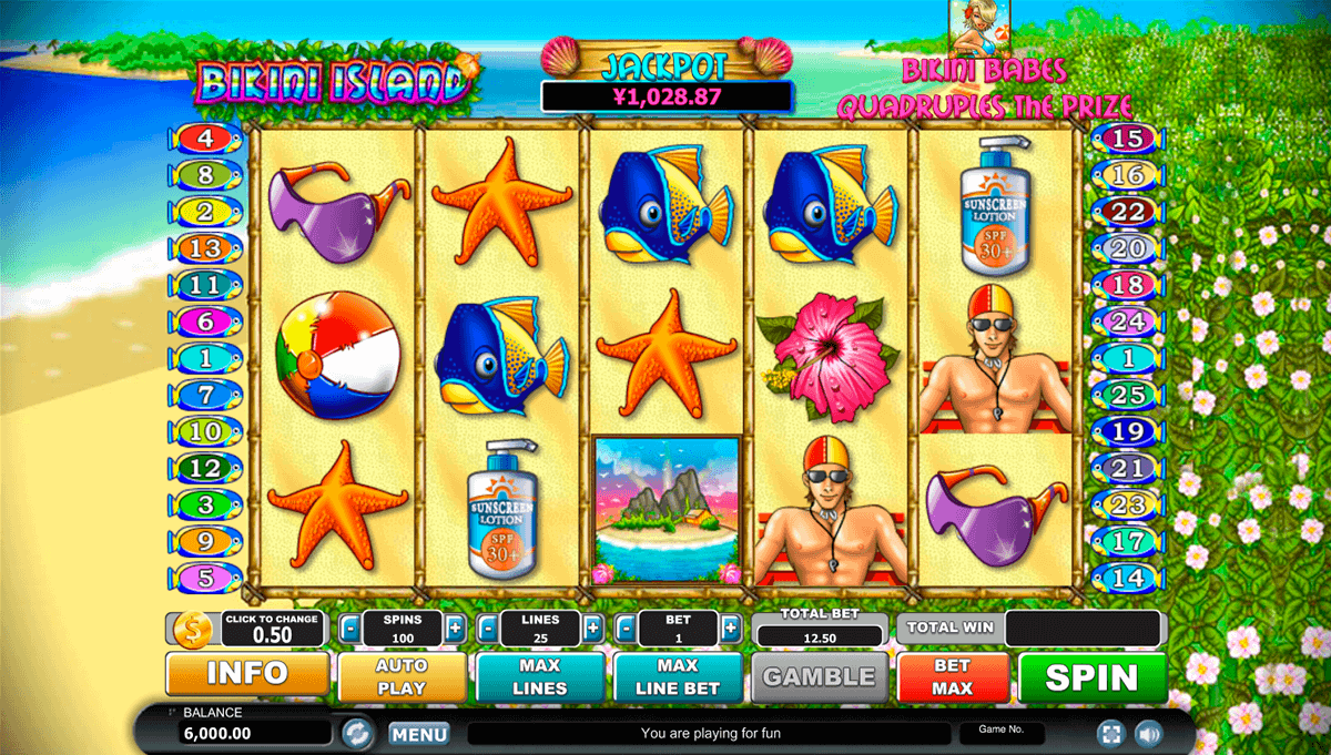 bikini island habanero slot machine 