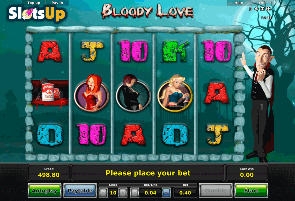 Jackpots royale bloody love slot machine online novomatic quests demo simulator]