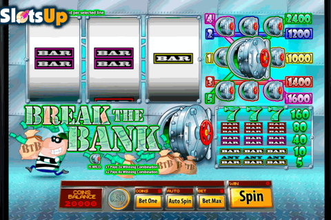 BREAK THE BANK SAUCIFY CASINO SLOTS