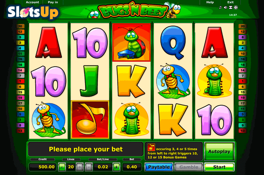 bugsn bees novomatic casino slots