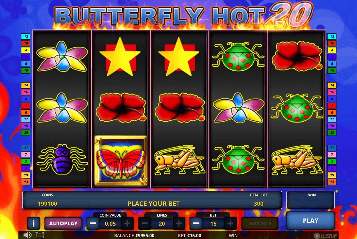 Butterfly Hot 10 Slot Machine