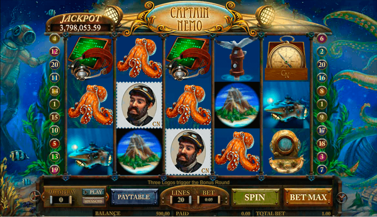 Captain nemo slot machine online amaya meaning ucretsiz lar?