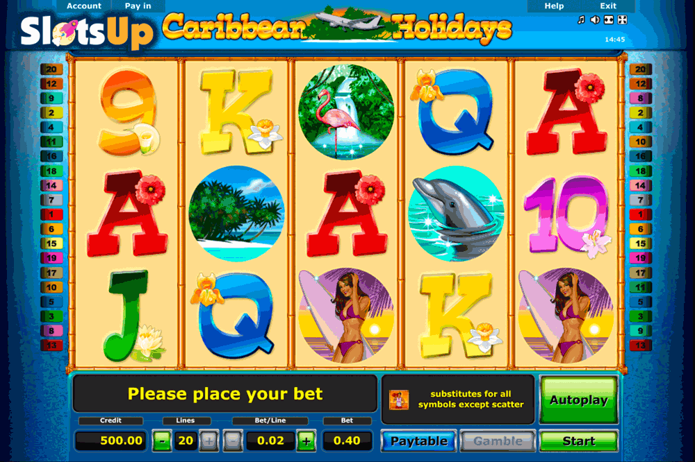 Puzzles Beach Holidays Free Online Slots