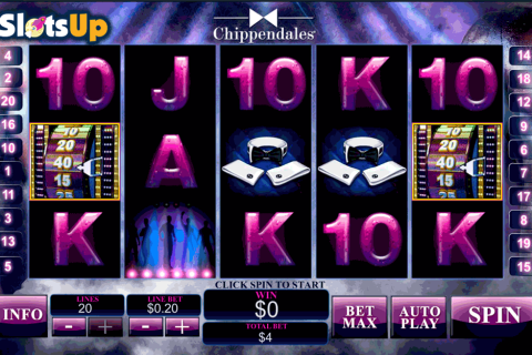 CHIPPENDALES PLAYTECH CASINO SLOTS 