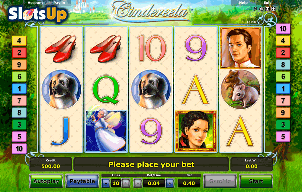 cindereela novomatic casino slots