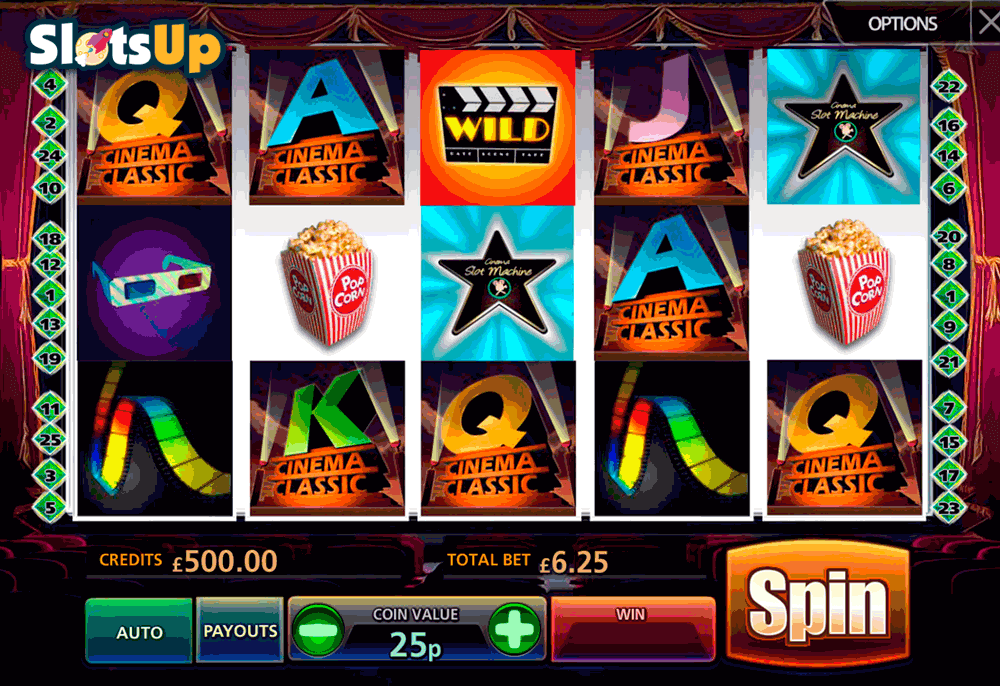 Classic cinema multislot casino slots master