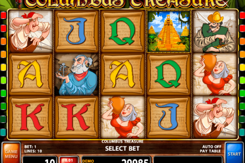 COLUMBUS TREASURE CASINO TECHNOLOGY SLOT MACHINE