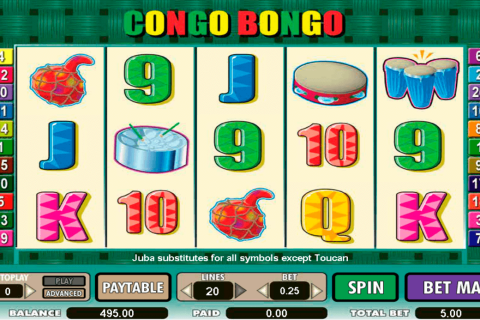 CONGO BONGO AMAYA CASINO SLOTS