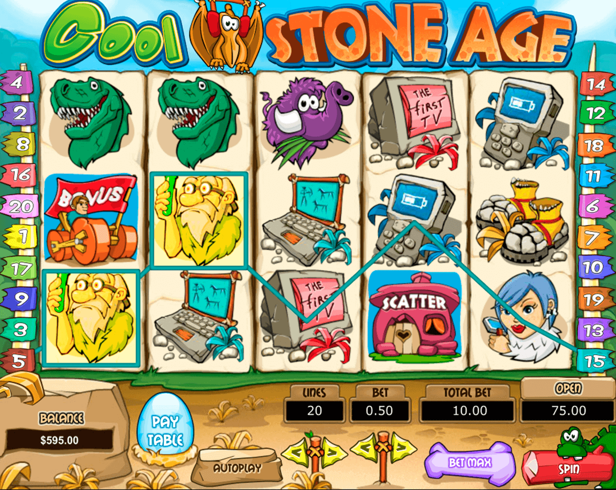 Apr 01, · The free online Cool Stone Age slot machine is thematic pokie inspired by primitive cave man and with the stone-age.It is very colorful and contains 20 win lines and 5 stone reels.Made by Pragmatic Play seller and it allows a player to get back in time that he wasn’t able to be.This slot is similar to Vampire Killer.Colorful Icons5/5(1).Edremit