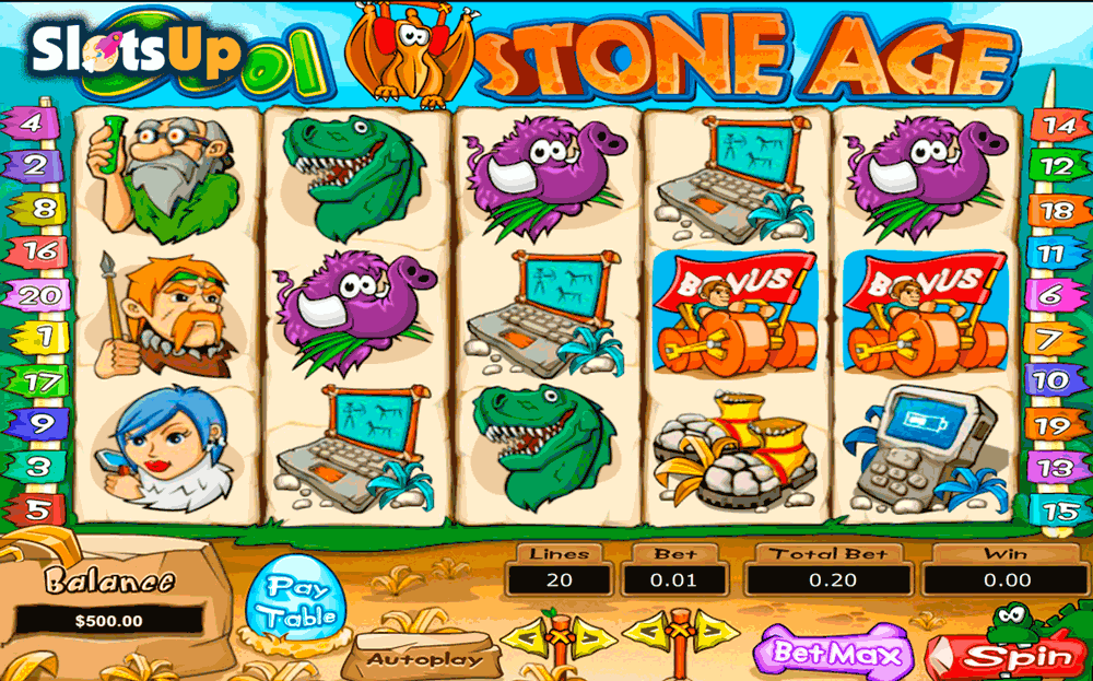 Cool stone age slot machine online Play + free slot games for fun - no download, no registration or deposit required.SlotsUp has new advanced online casino algorithm which is developed to pick the best online casino where players can enjoy playing online slots for real money.Gürün