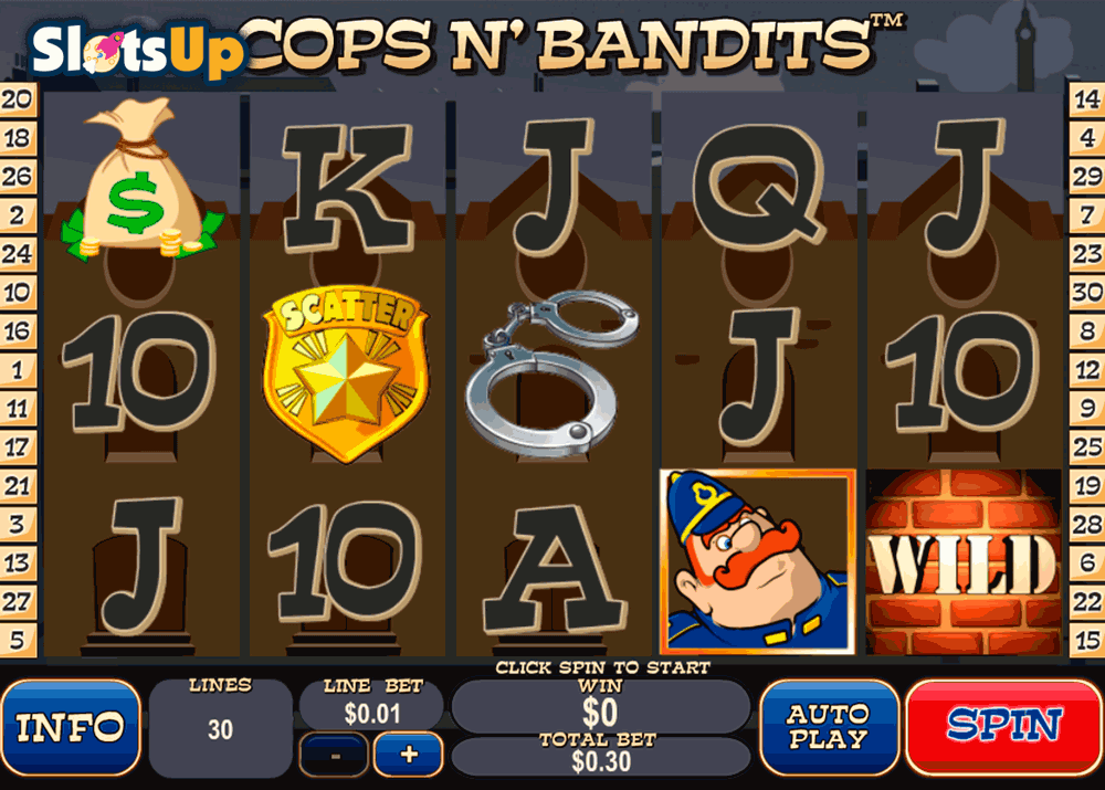 cops n bandits playtech casino slots 