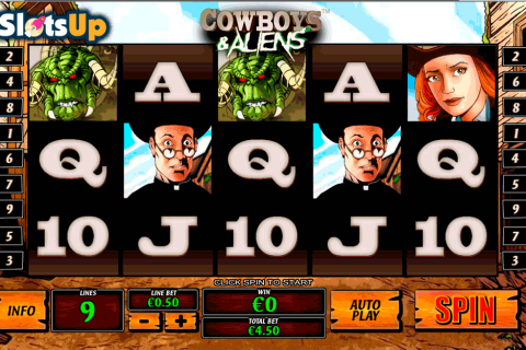 Cowboys And Aliens Playtech Casino Slots