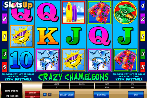 CRAZY CHAMELEONS MICROGAMING CASINO SLOTS