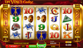 Davinci Codex Gameart Slot Machine 