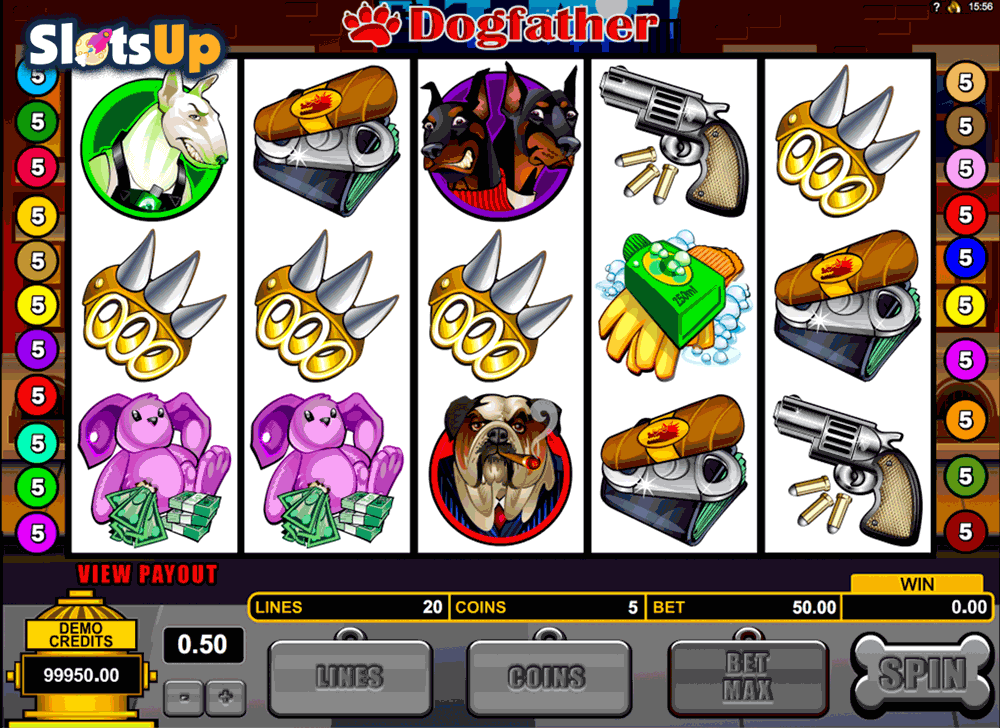 Dogfather slot machine online microgaming fun Machine dogfather slot machine online microgaming christmas