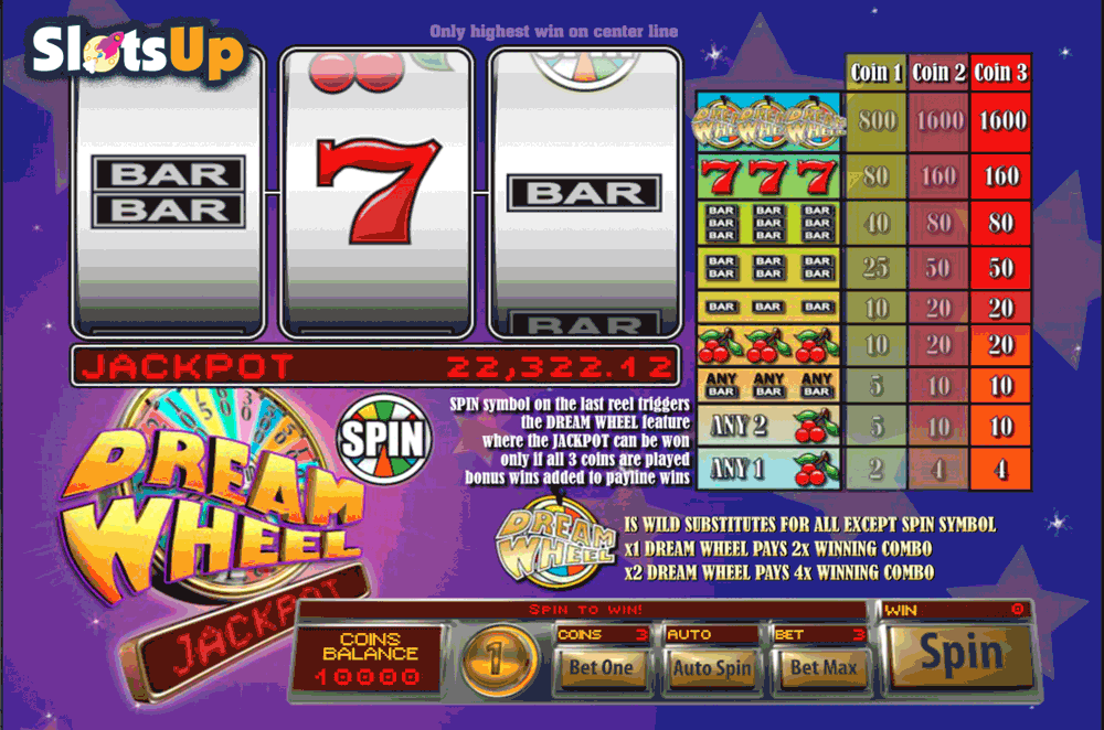 dream wheel jackpot saucify casino slots 