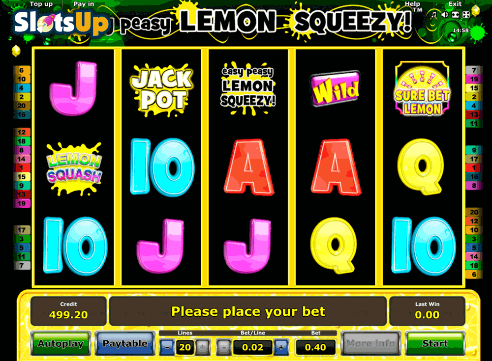 Easy Peasy Lemon Squeezy! Slot Machine Online \u1408 Novomatic Casino Slots