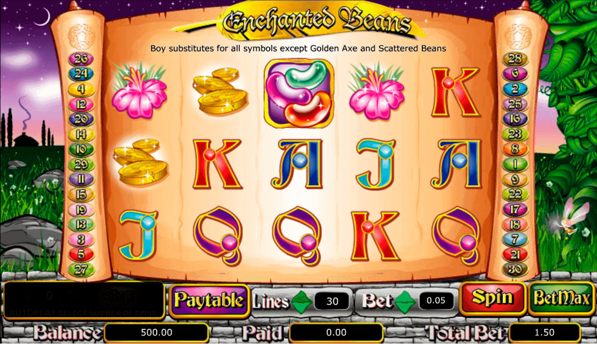 enchanted beans amaya casino slots 