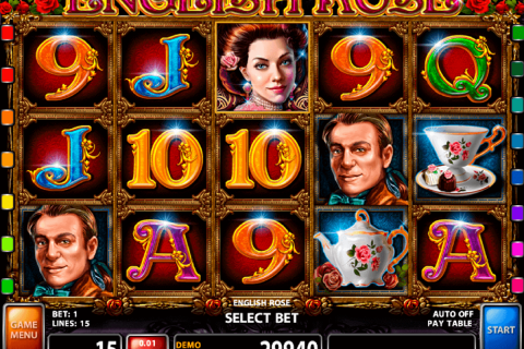 ENGLISH ROSE CASINO TECHNOLOGY SLOT MACHINE